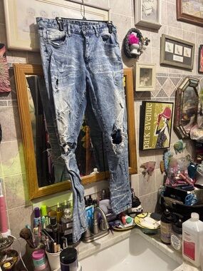 Smoke rise jeans